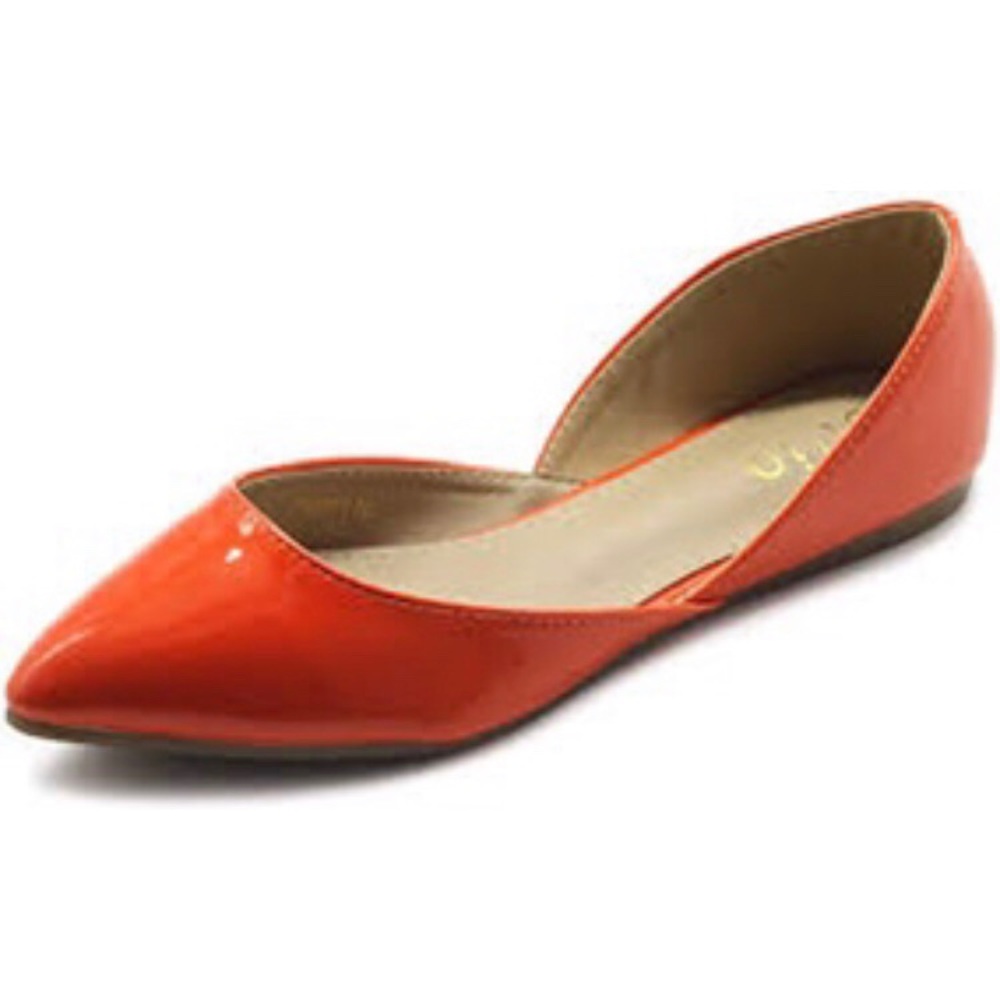 Like new Ollio orange flats